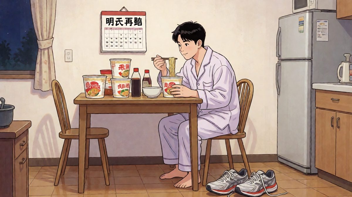晚上反省：明天一定跑！