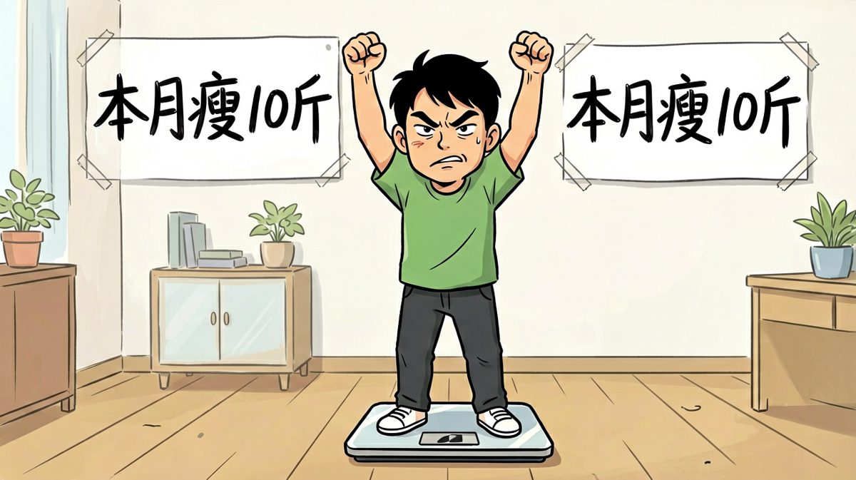 第一天：誓死减肥的决心