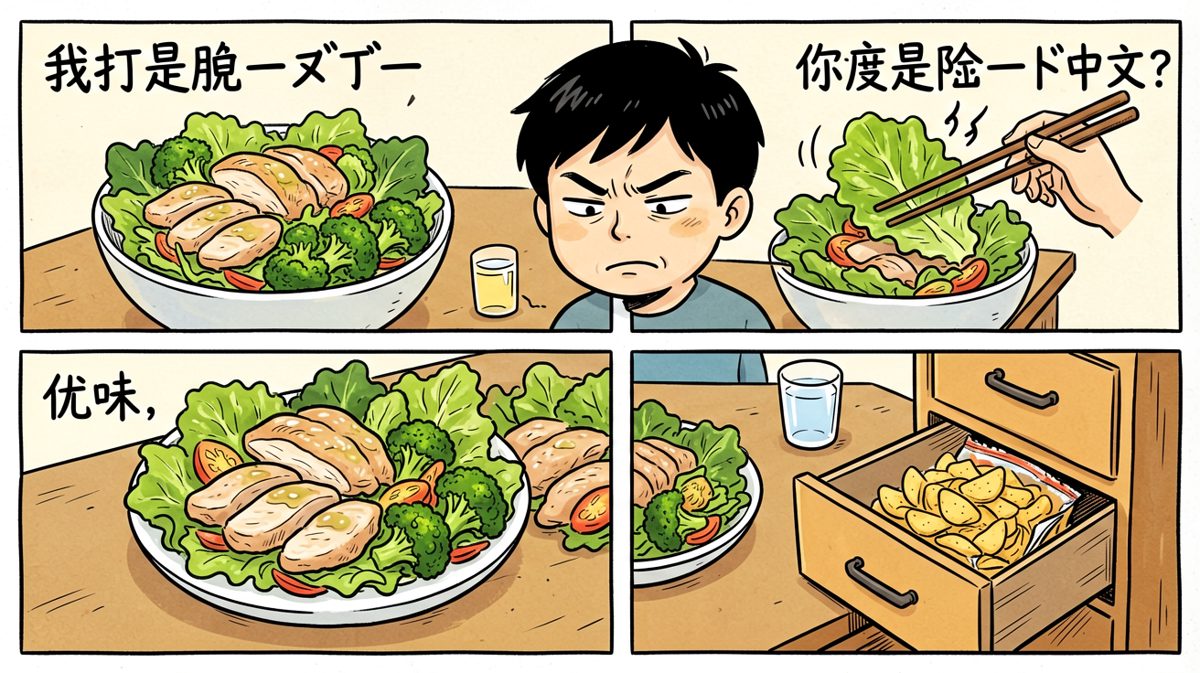 第三天：健康餐的折磨