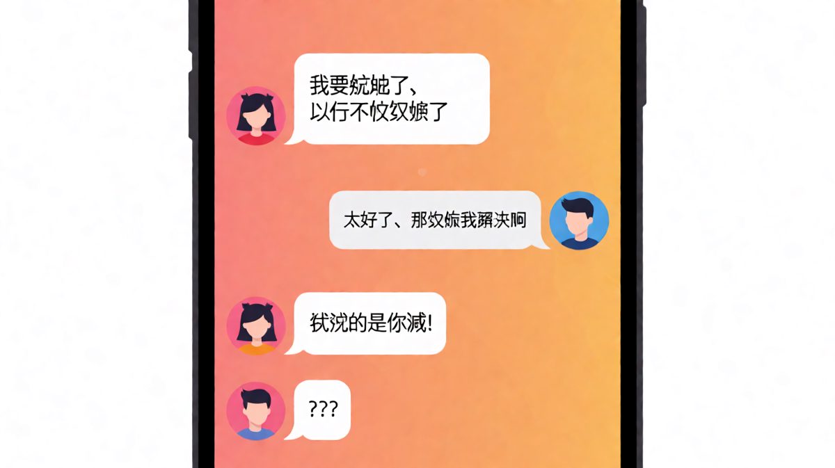 减肥是说你，不是说我——男友当场傻眼