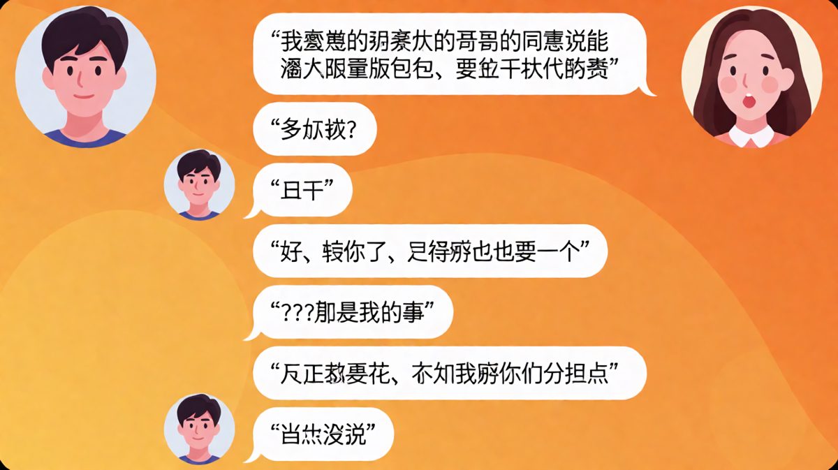 男友试图白嫖限量版包包，惨遭反向操作