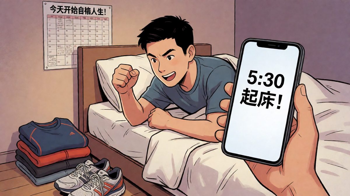 深夜立誓：明天开始疯狂自律！