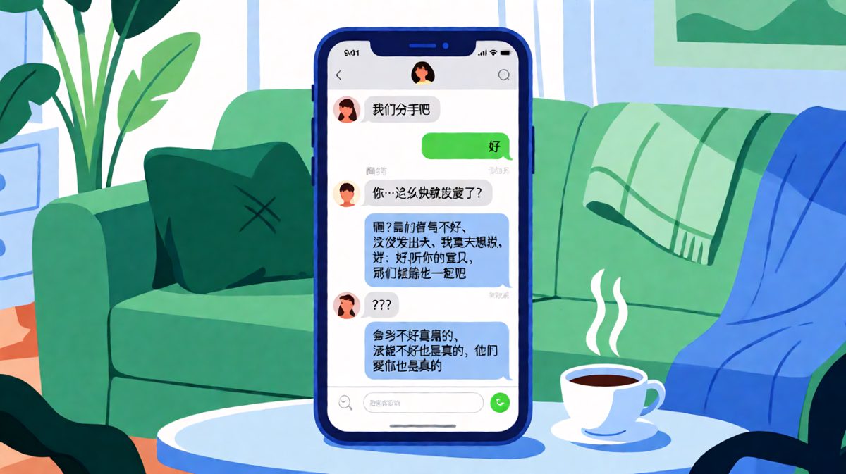 提分手秒变翻车现场，信号不好背了锅