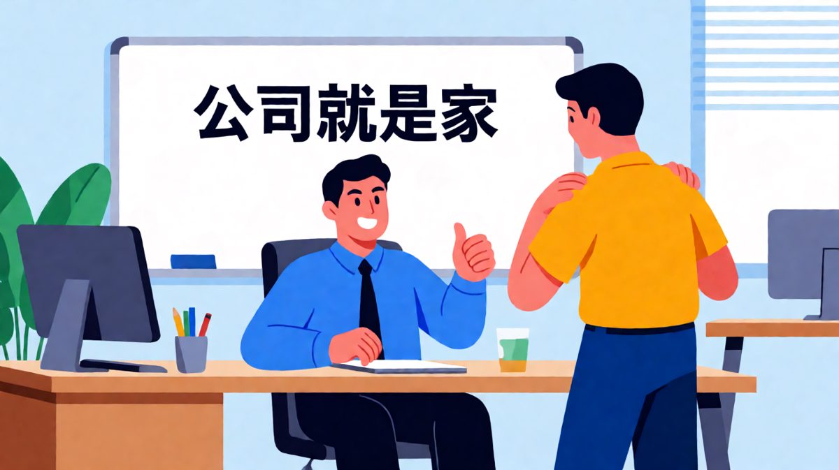 老板说公司就是家，员工：那我先回家了？