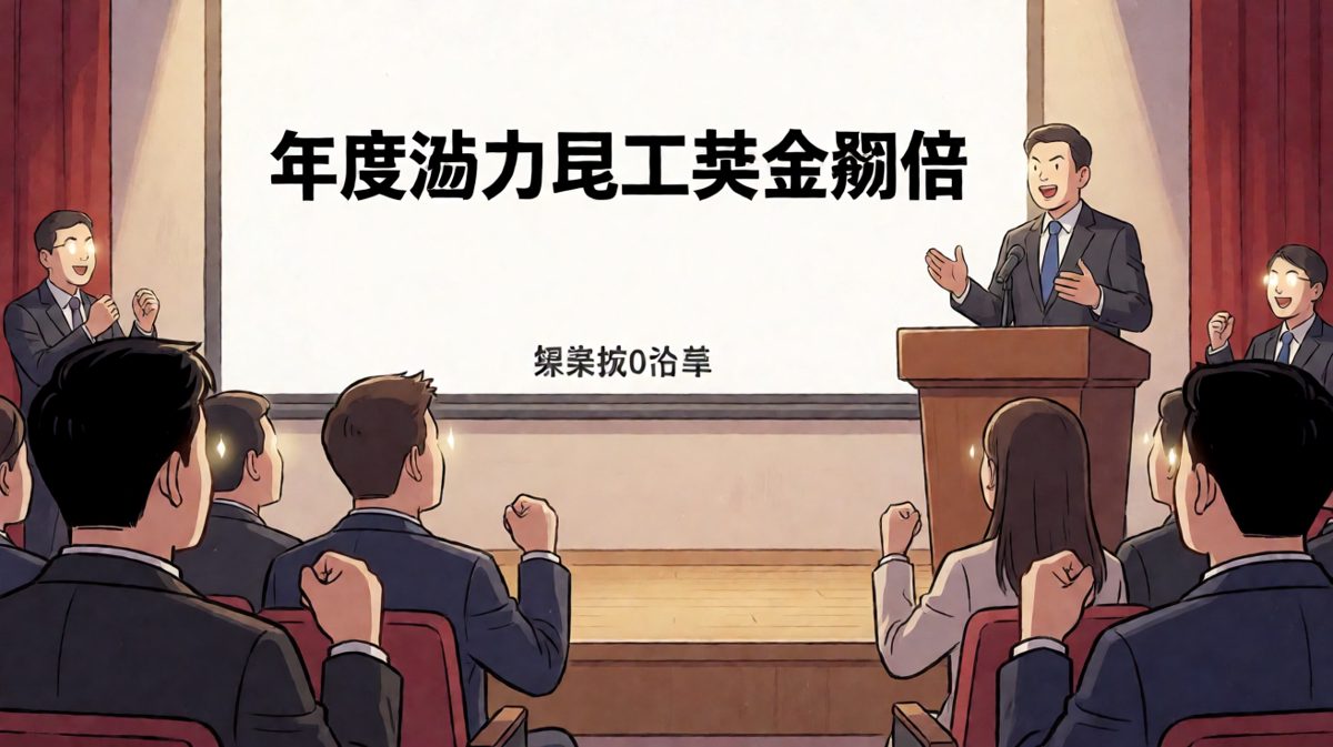 潜力股奖金翻倍——从0到0也是翻倍。