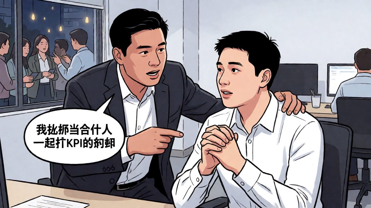 合伙人没当成，先合伙背了KPI。