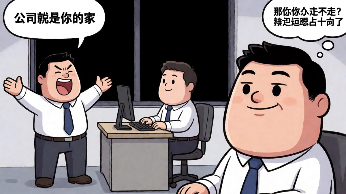 把公司当家的人，最后都成了家里最晚关灯的那个