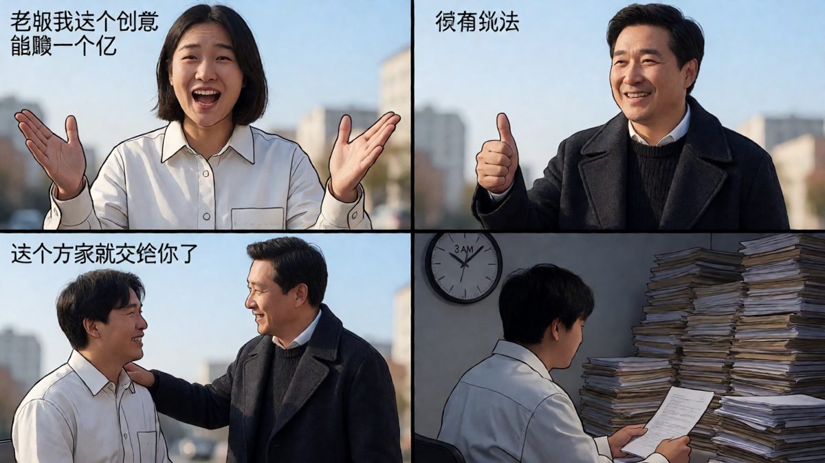 一个亿的项目没我的股份，一个亿的活儿全是我扛