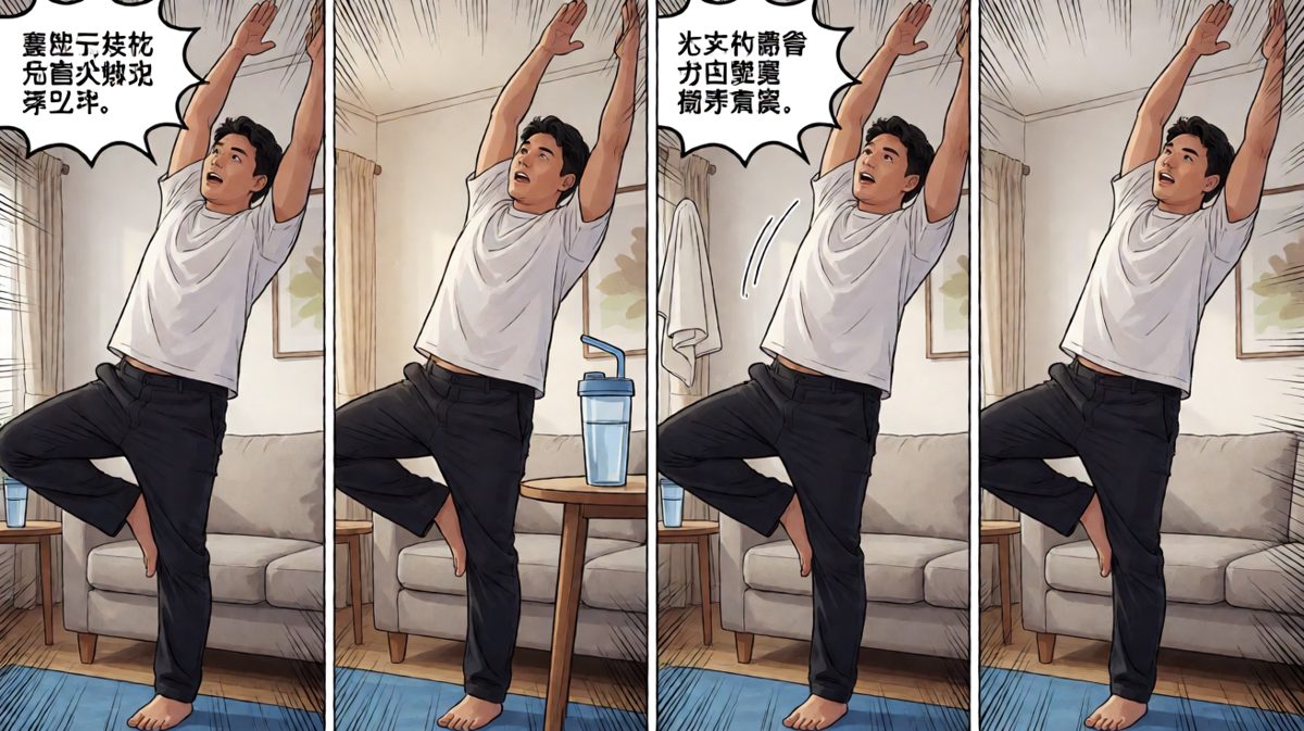 努力维持平衡：好像……有点不稳？