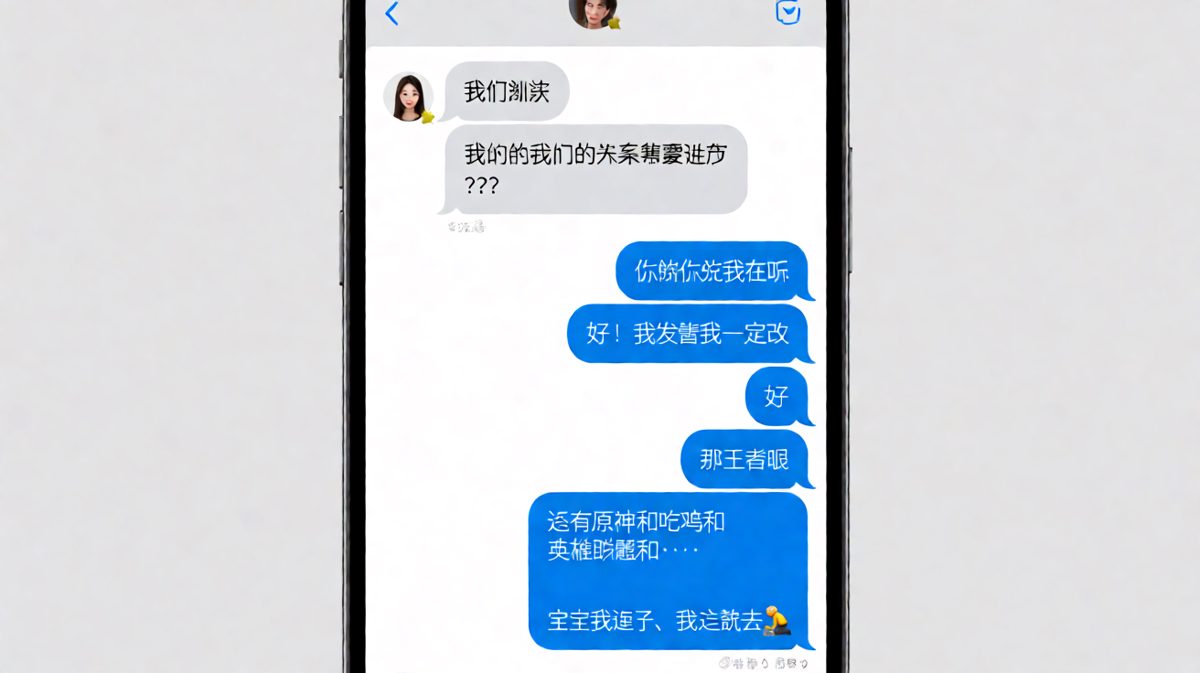 女生一句'我们谈谈'让男友疯狂删游戏，求生欲拉满