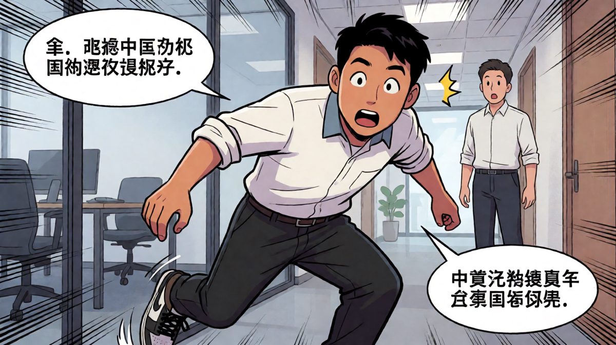 没走两步就开始失去平衡