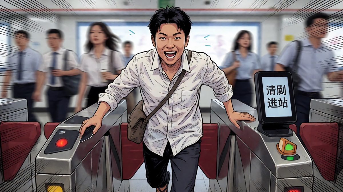 一路狂奔到公司，仿佛世界末日
