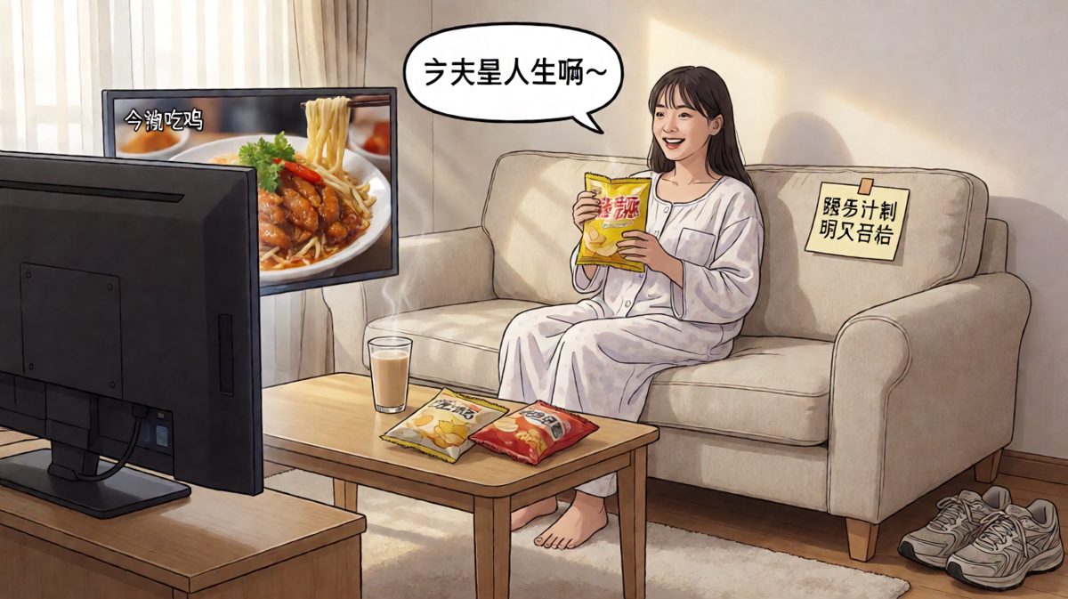 最终归宿：跑步？不，是沙发里的快乐人生