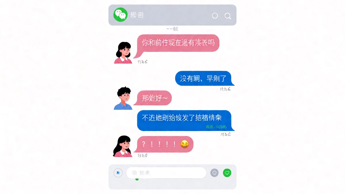 以为安全了的前任突然发来结婚请柬，男生的神补刀