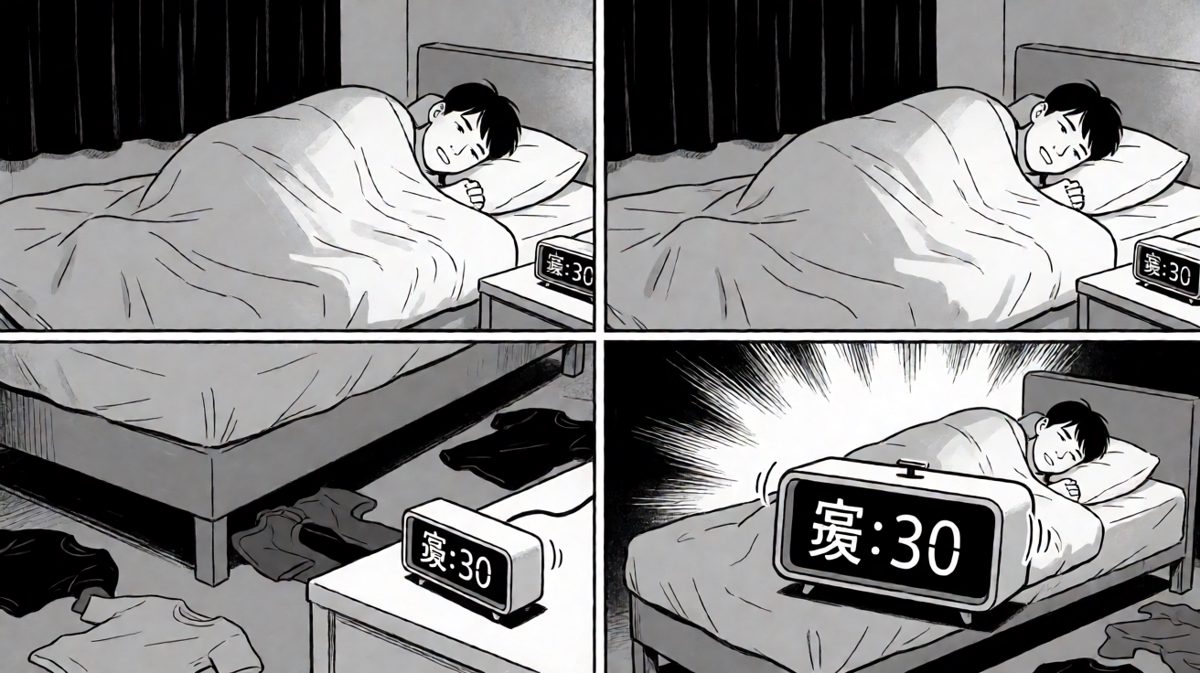 闹钟响了，但被子封印了我