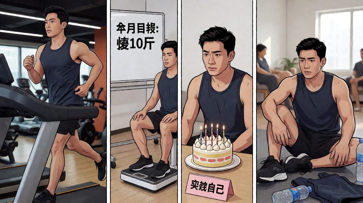'运动五分钟，拍照两小时，发完朋友圈吃顿好的'