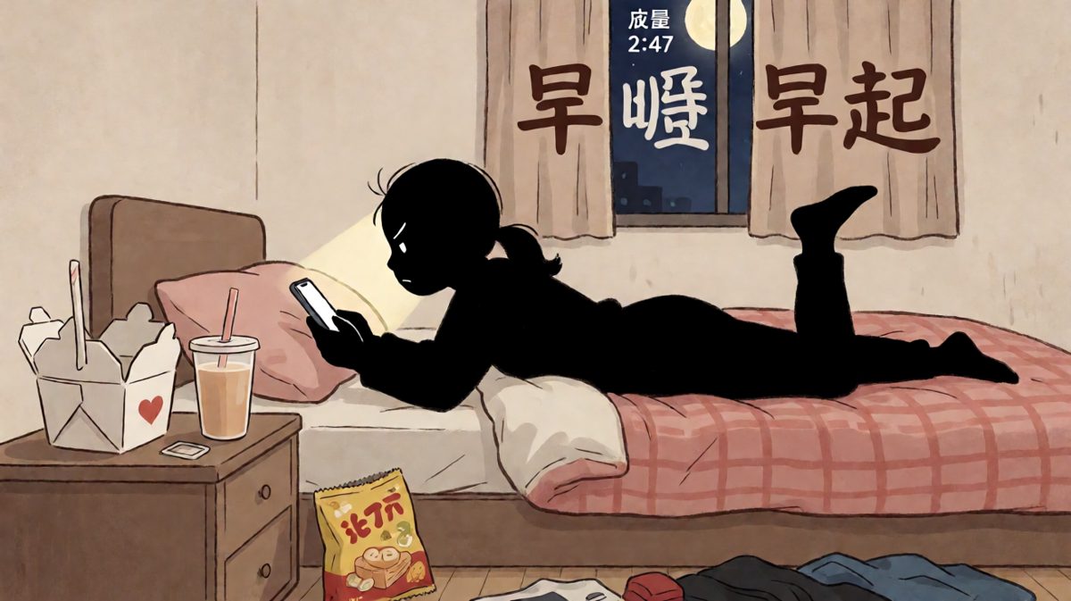 '睡前刷手机：我就看五分钟。五分钟后：卧槽这个好笑'