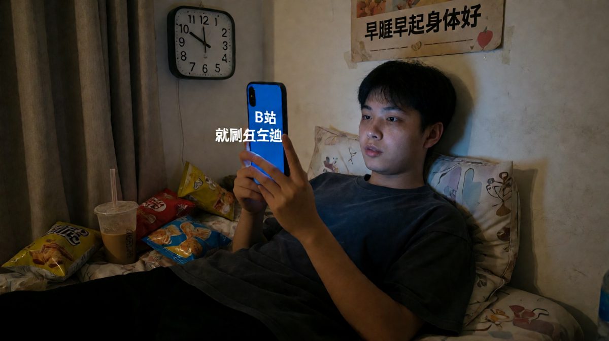 深夜的我：就刷五分钟，结果天亮了
