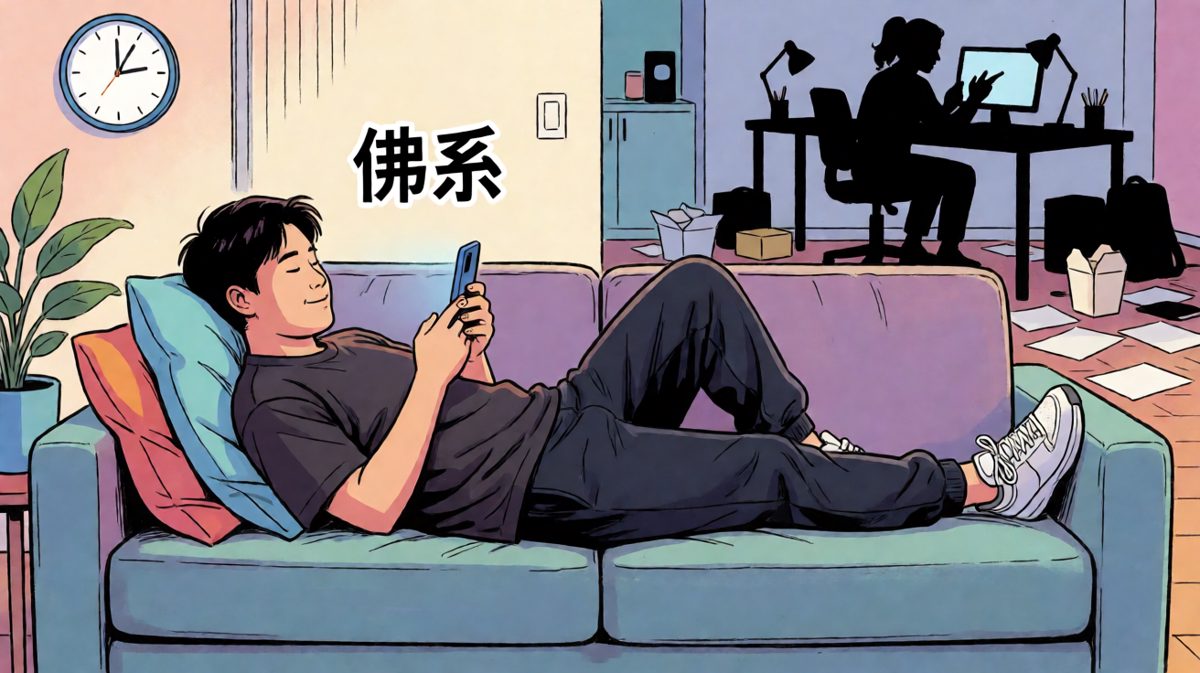 同事在卷我在躺