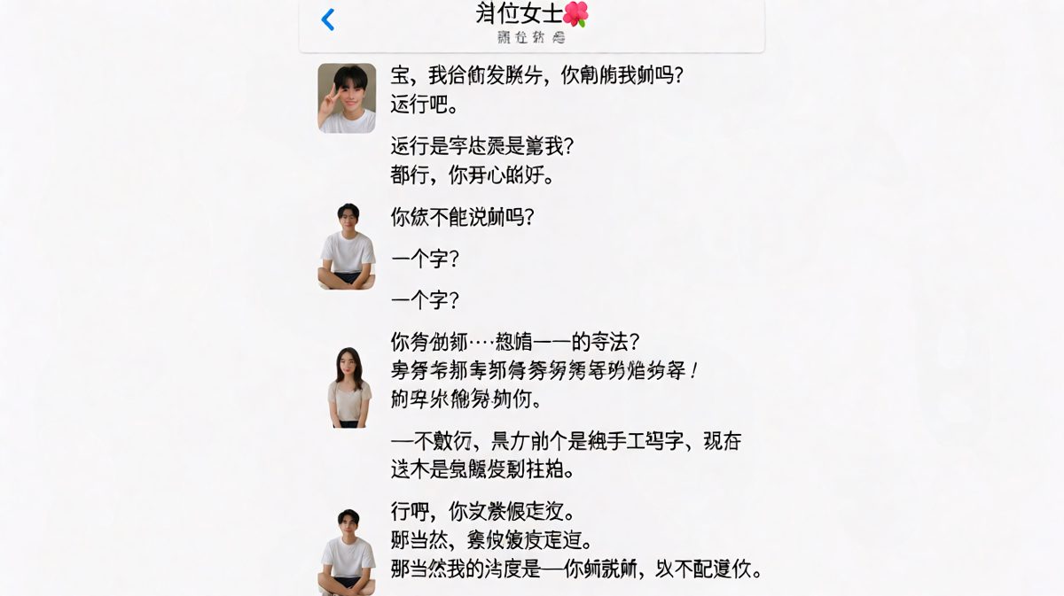 直男求夸奖翻车现场，女生用敷衍式狂夸成功终结话题。