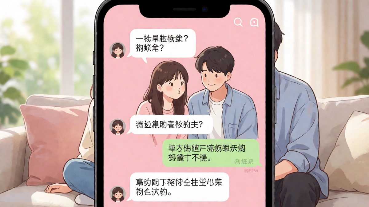 男生用土味情话成功化解危机。