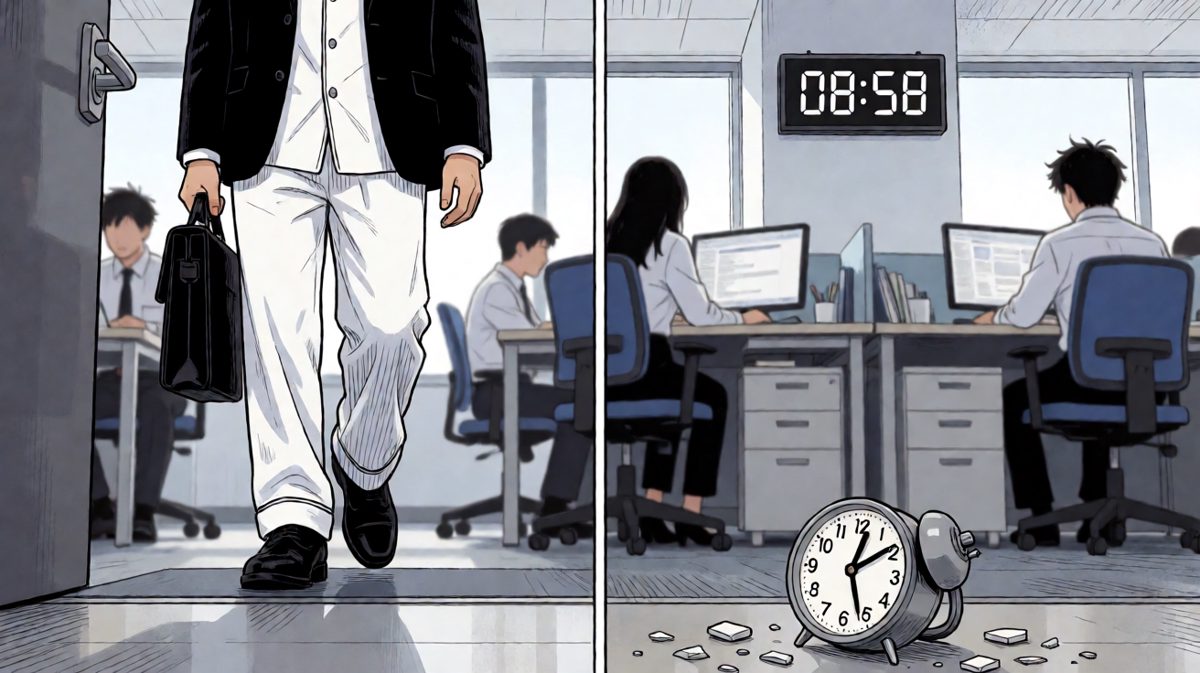结局：闹钟全按掉了，我也直接'按掉'了自己的职业生涯。