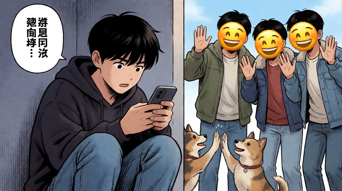 社恐患者的日常：被热情击中即晕。