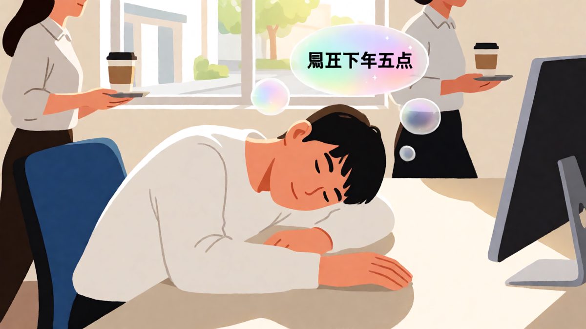 打工人一周中唯一的光：周五下班倒计时。