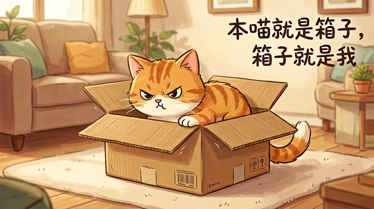 只要我够倔强，再小的箱子也能装下我
