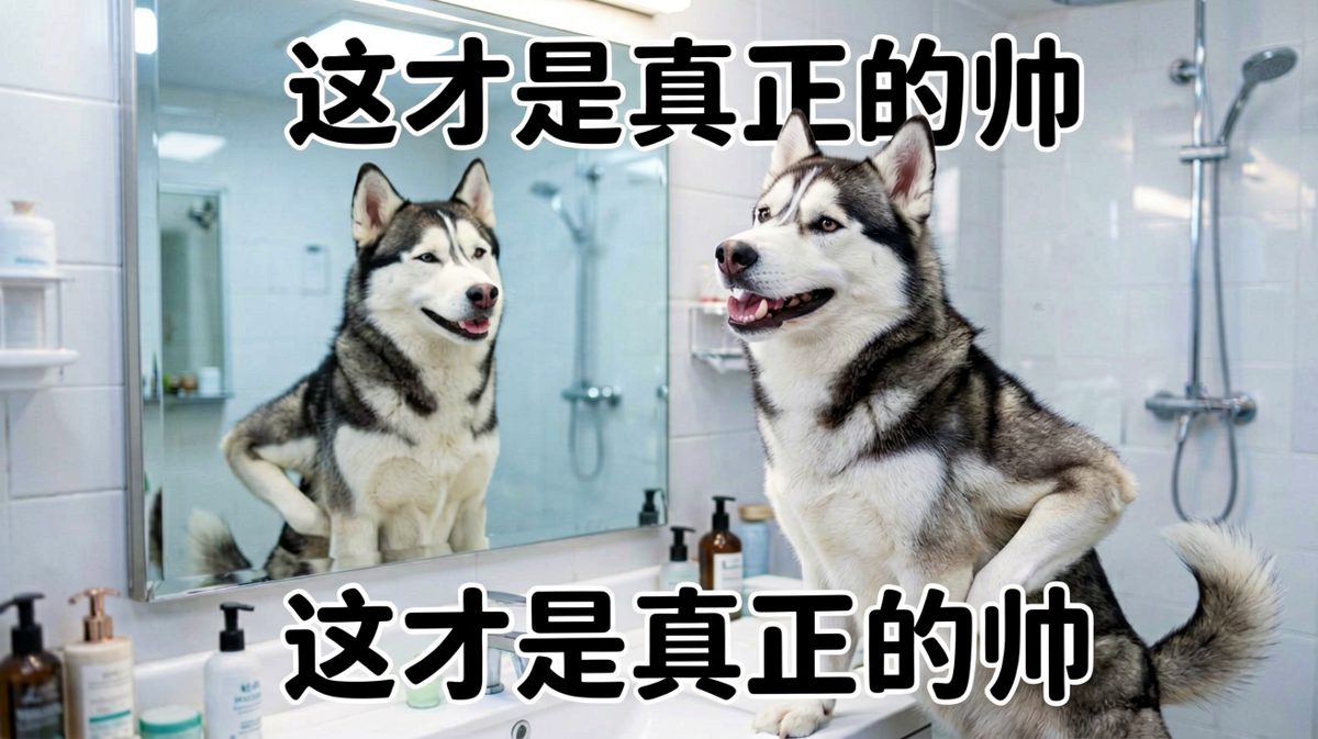 狗生最大的敌人，只有自己不够帅