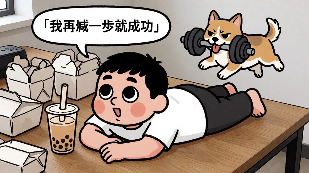 减肥flag永远倒在第五天的自己