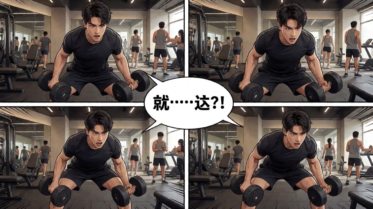 第一次去健身房，举铁举到怀疑人生。