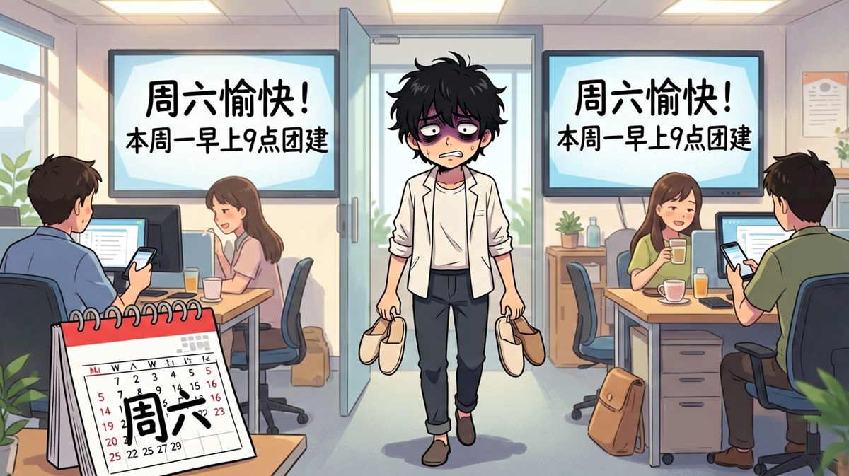 原来今天——是周六！