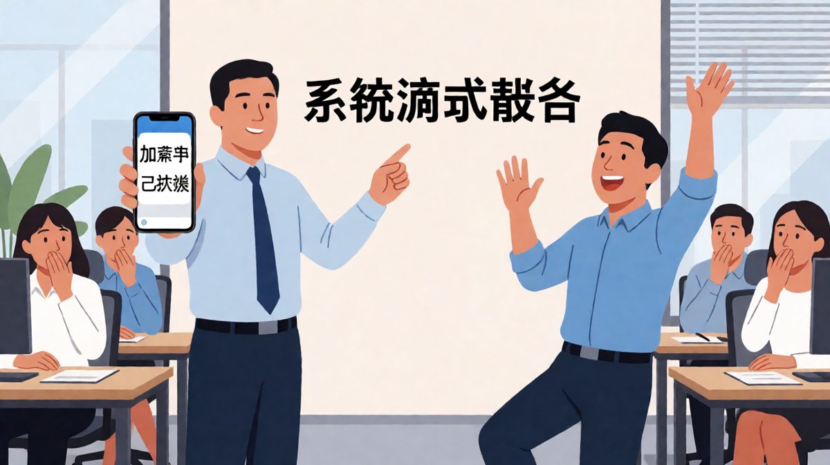 老板：‘公司决定给你加薪！’员工：‘加多少？’老板：‘加到下一个演示版本’