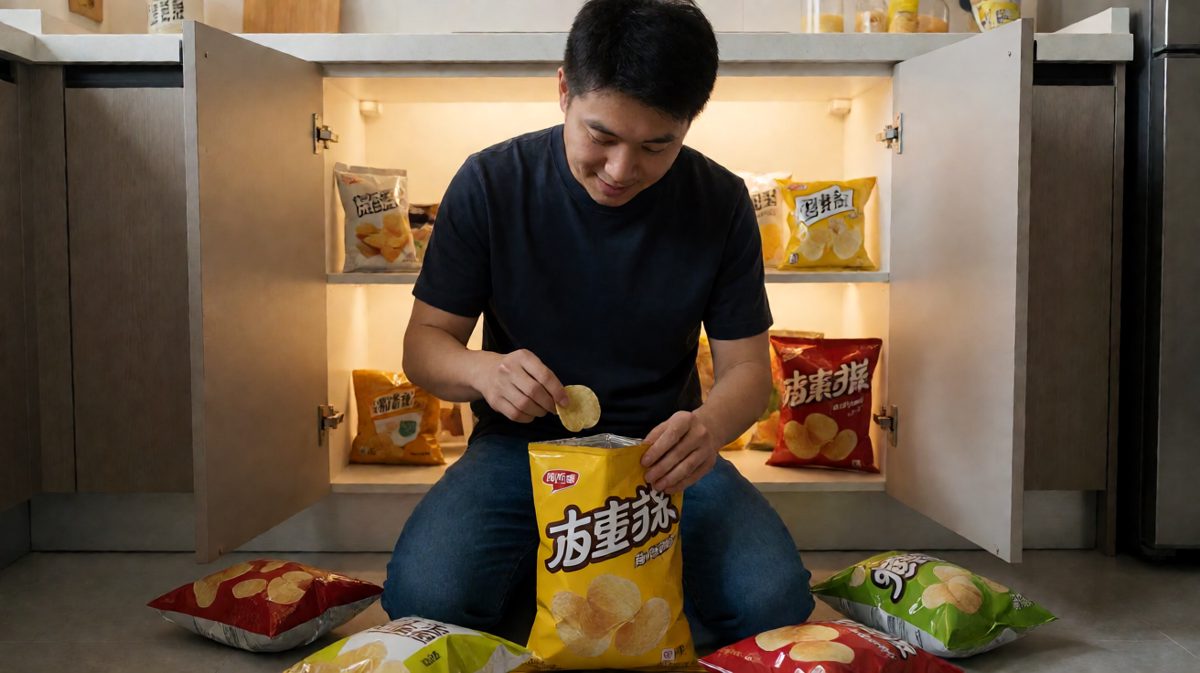 薯片到手，今晚我是夜行侠！