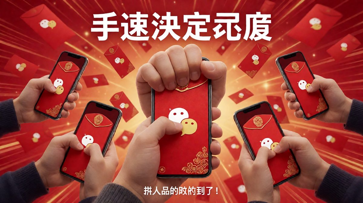 微信群里拼手速抢红包的名场面