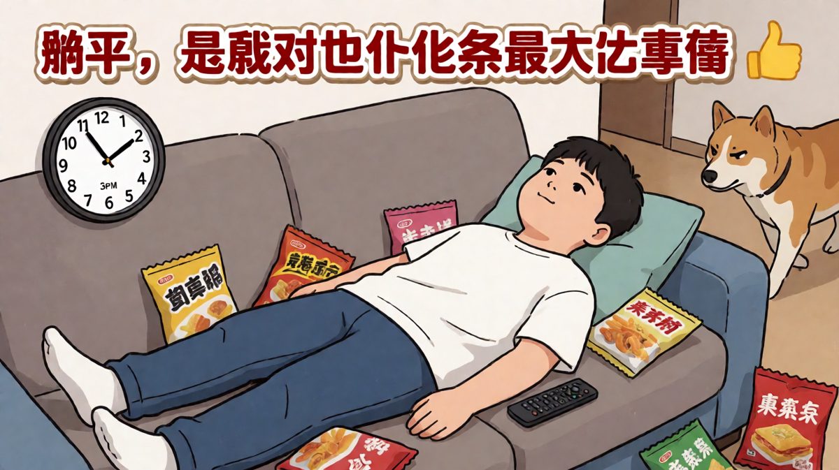 周末躺平的终极形态与人生哲学