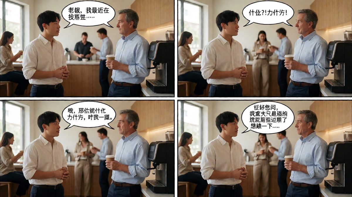 员工虚惊一场，老板自己演完了一出内心戏。