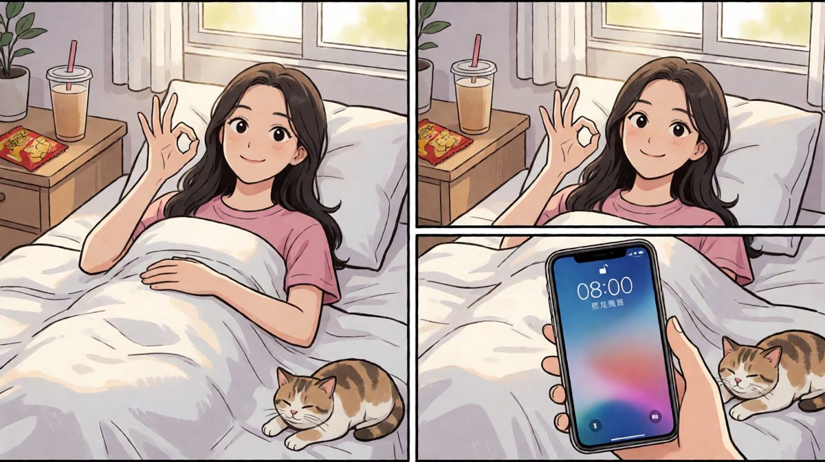 既然起不来，那就安心躺平吧！