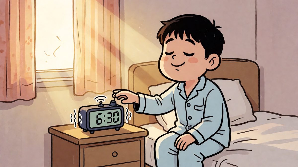 闹钟响了？不存在的，再睡五分钟。