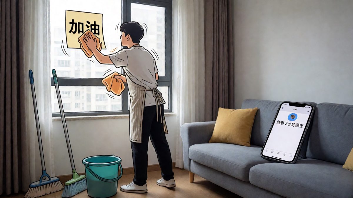 擦窗户擦到怀疑人生