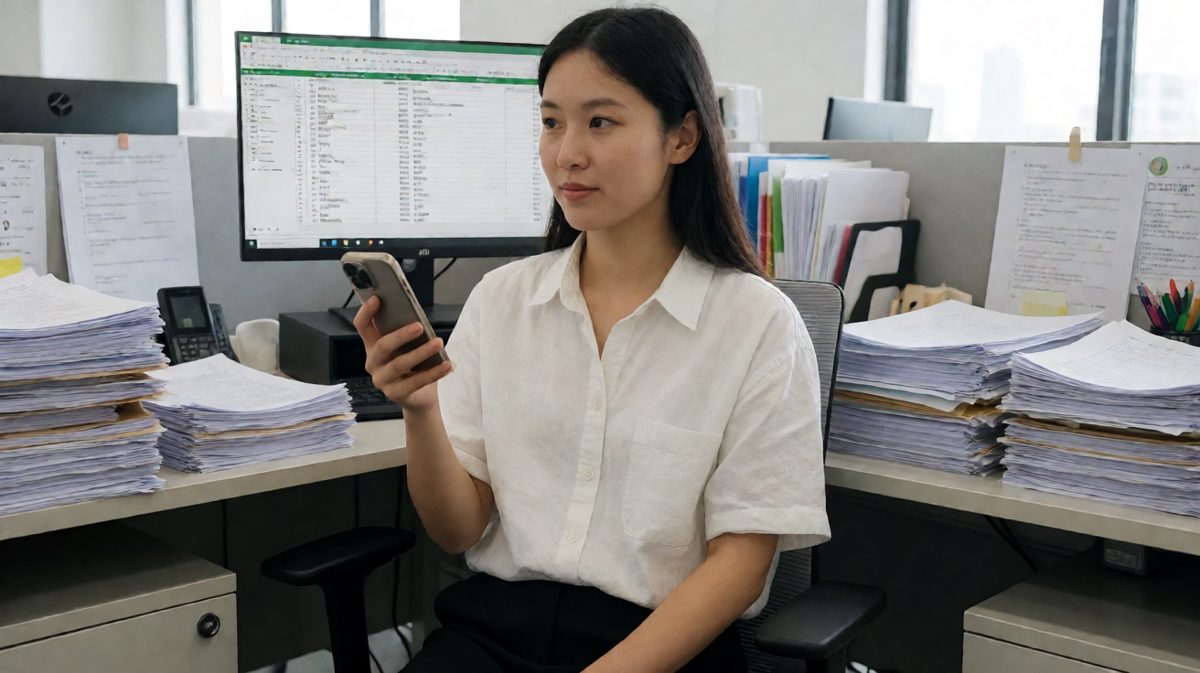 摸鱼时的我：表面在做事，其实在刷视频