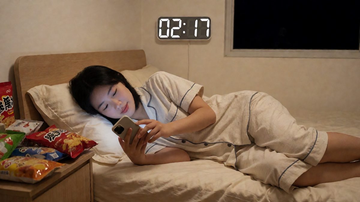 熬夜冠军：晚上不想睡，白天起不来