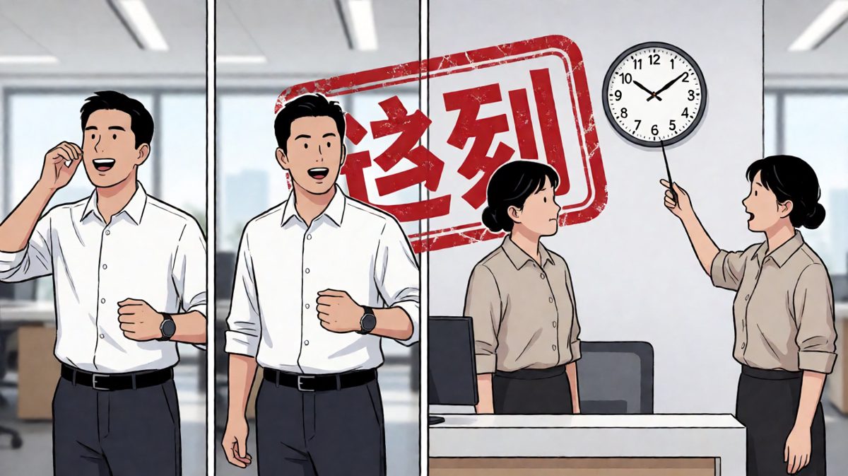 还是迟到了……