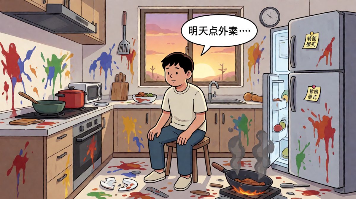 结局：主角选择向现实低头。