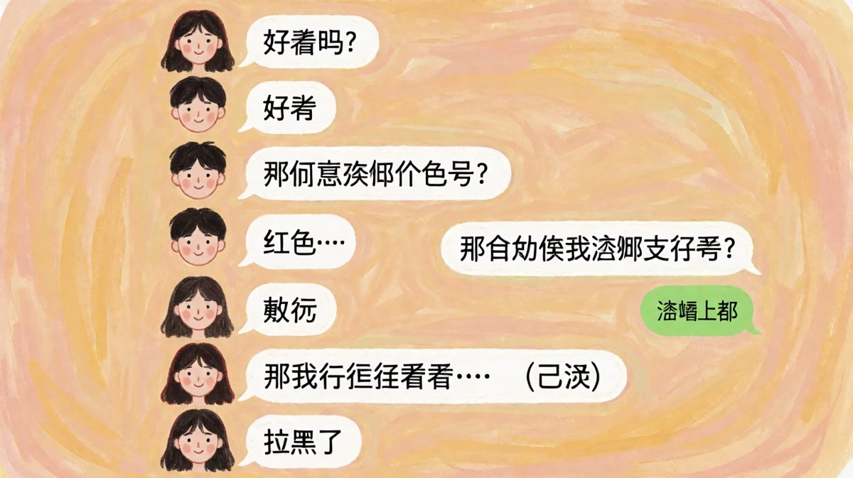 送命题现场——口红色号问题，答错即拉黑