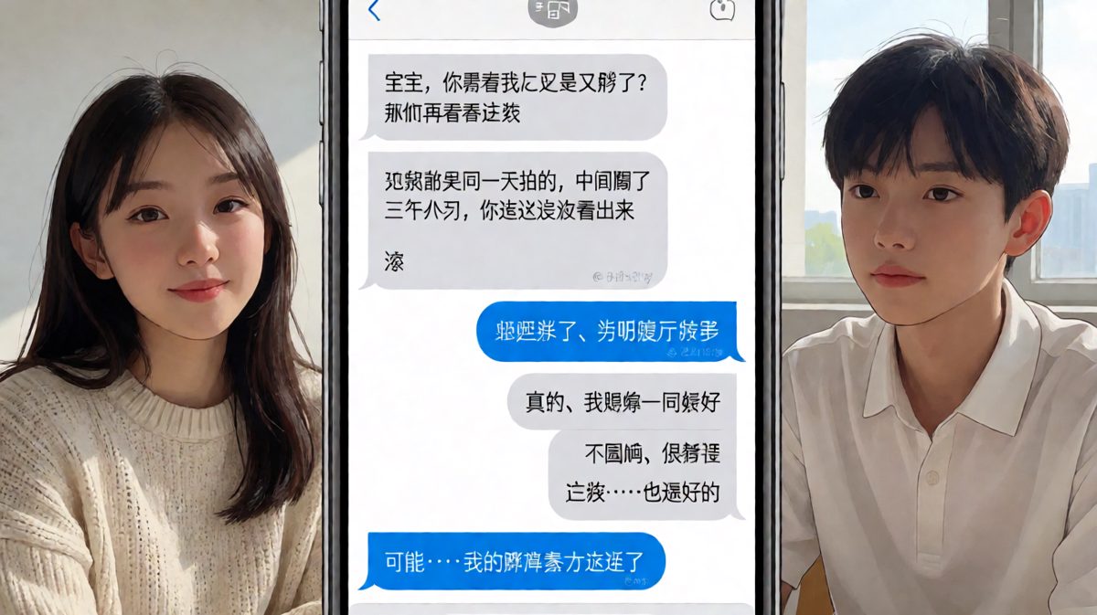 男生被自拍连环坑，眼神彻底下线