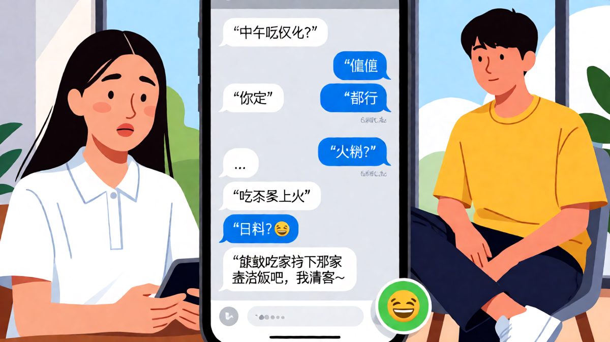 点了半小时还是饿肚子，最终解决方案是女生请客