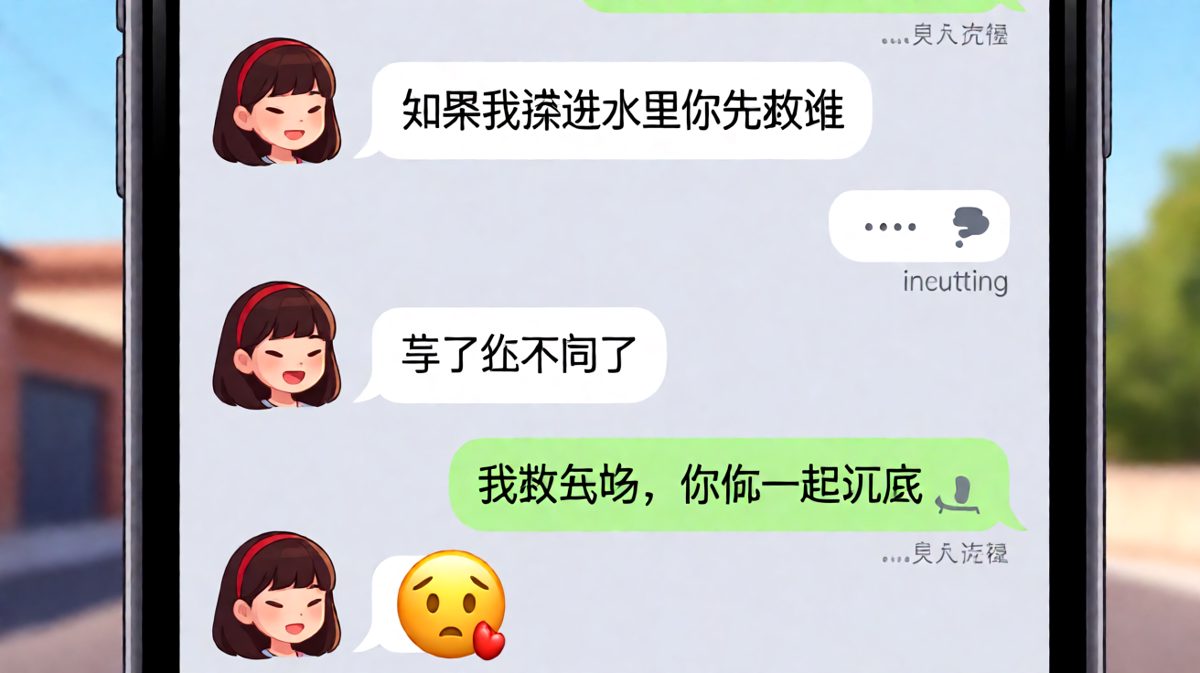 经典送命题变种，男生的答案让女生彻底心凉