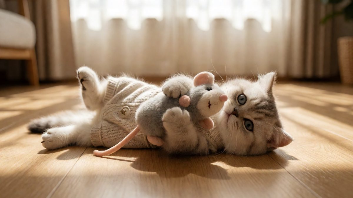 小猫：这就是本喵的战利品！